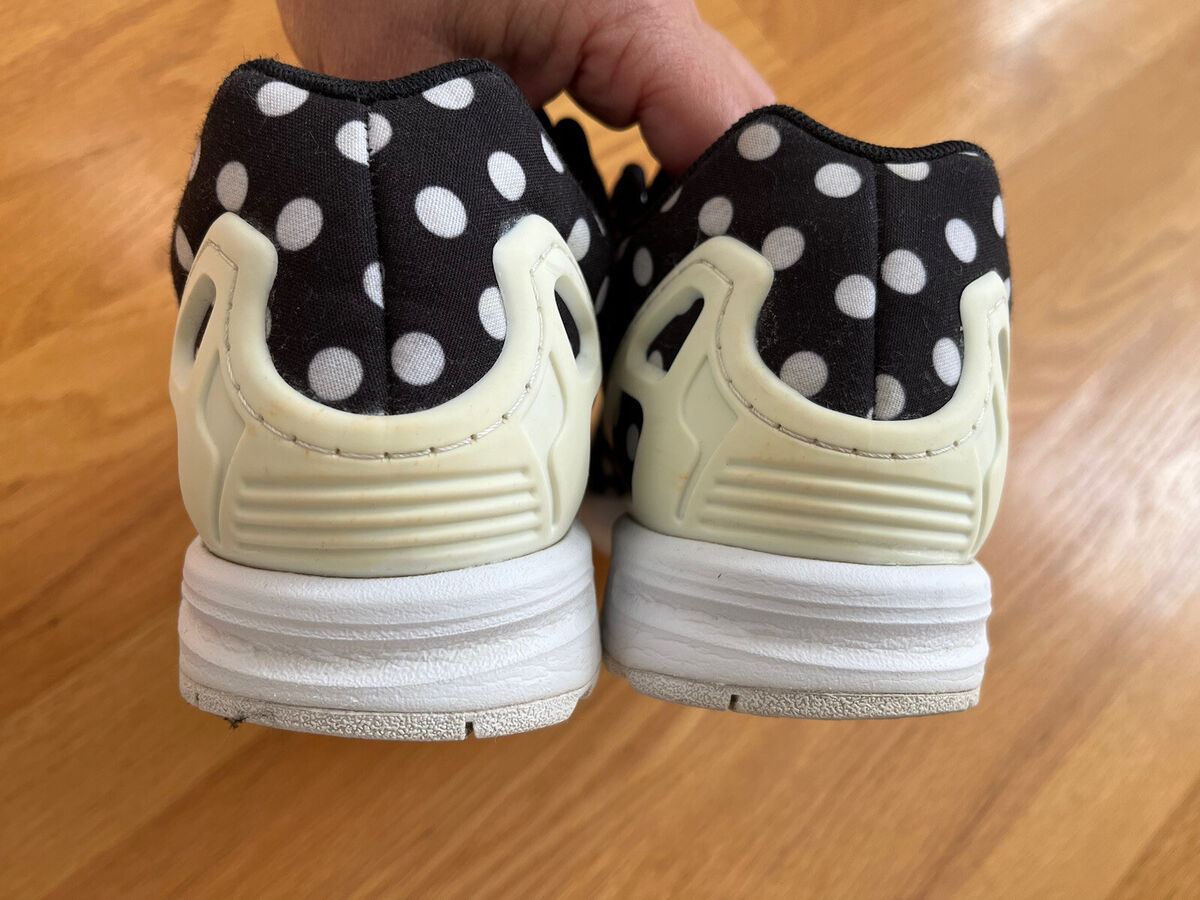 Women's Adidas ZX Flux Dots Black White Polka Dot Torsion Women's Adidas ZX Flux Dots Black White Polka Dot Torsion