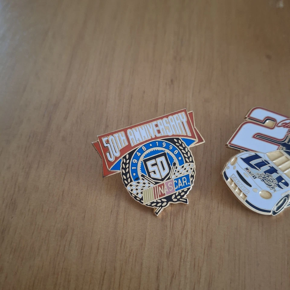 NASCAR Pins 50th Anniversary Rusty Wallace Miller Lite Collectible Souvenir - Image 3 of 4