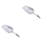 2 stücke Edelstahl Eisschaufel Kleine Metall Lebensmittel Candy Scooper Spade