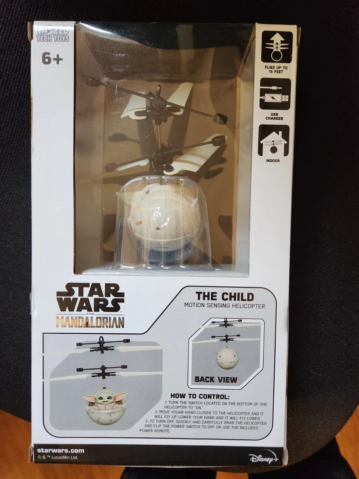 Star Wars, The Mandalorian, The Child Motion Sensing Helicopter NEW SEALED PC - Image 2 of 3