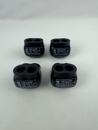 x (4) Ilsco Corp PBTS-2-1/0 isolierter Multi-Tap-Verbinder