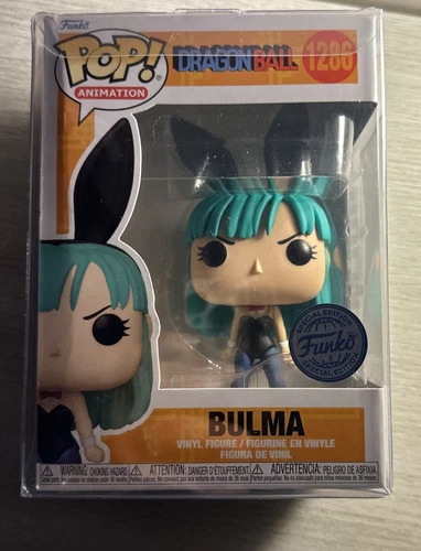 Funko Pop! Dragon Ball Bulma Bunny #1286 Special Edition with POP Protector