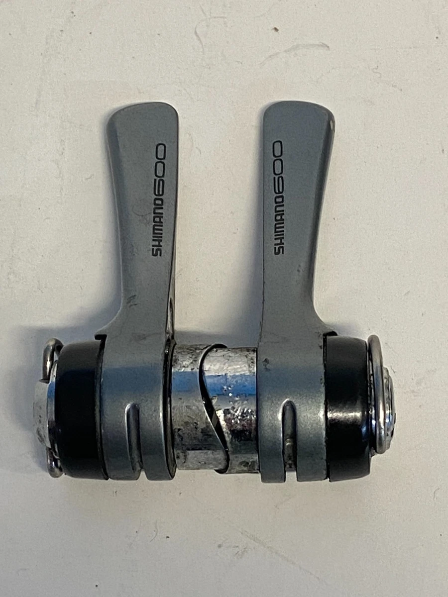 Jeu De Leviers De Vitesses Vintage Shimano 600 SL-6400, 7 Vitesses, Fixation Cadre