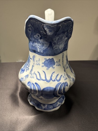 Seymour Mann "China Blue" Feinporzellan Wasserkrug - Bild 5 von 22
