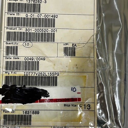 IDT 155Mbps ATM DISPOSITIVO DE SEGMENTACIÓN Y REENSAMBLAJE IDT77V252L155PG 208-QFP - Imagen 2 de 13
