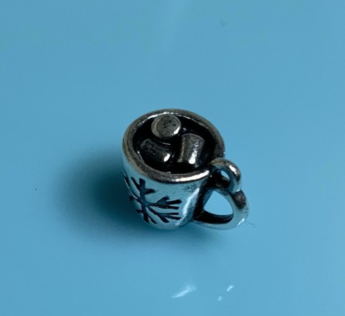 James Avery Cup of Cocoa Charm 925 Sterling Silber