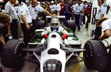 Patrick Head and Frank Williams with Alan Jones Williams FW07B For- Old Photo
