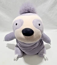 New Pillowfort Weighted Soft Plush Gray Sloth for boys and girls, age 3-9