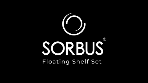 Sorbus Wall Floating Shelves, 2 Pack Bathroom Shelves Wall Mounted, Wall Decor - Video 1 of 1