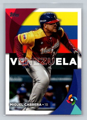 2023 Topps #WBC-17 Miguel Cabrera 2023 World Baseball Classic Stars - Bild 1 von 2