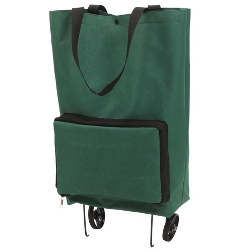 Foldable Wheeled Bag Multi-function Cart Reusable Grocery with Wheels - Bild 1 von 12