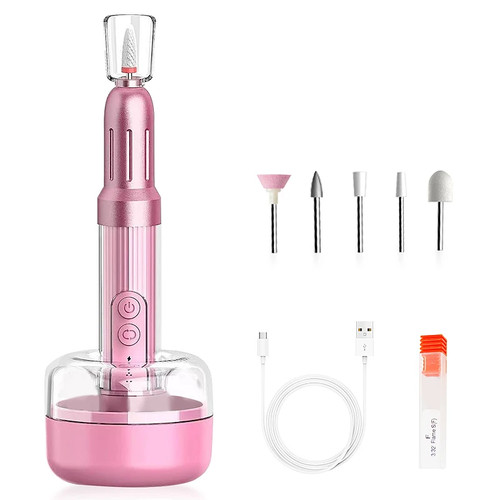 Professional Electric Manicure Pedicure Nail File Set Complete Portable Drill