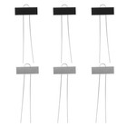  6 Pcs Pflanzenschild Aus Metall Kindergarten -Tags Für Gemüse Im Freien