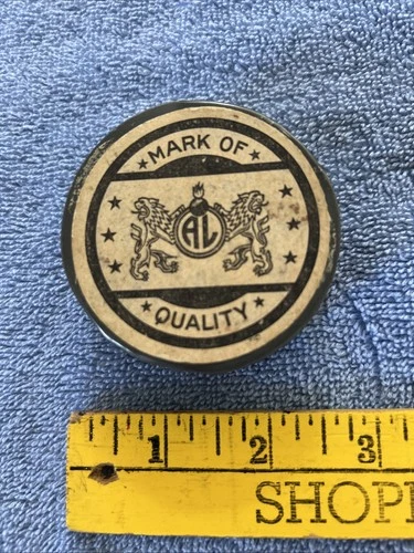 C. W. FRENCH IMPORT MUSKET CAP TIN… NICE