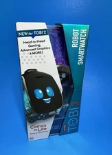 Tobi 2 Robot Purple Smartwatch with Head-to-Head Gaming - NEW.