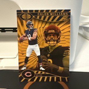 Caleb Williams 2024 Illusions #13 Trophy Collection Orange
