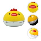 1pc Cartoon Chick Modeling Timer Mechanical Cooking Timer Tool Timing -Gerät