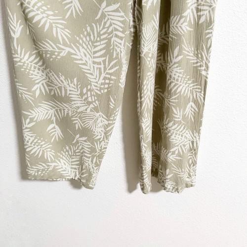 Lascana Jumpsuit Tropical Palm Striped Mixed Print Grün Weiß Größe 4 - Bild 6 von 13