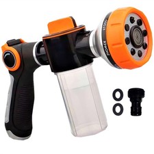 Hose Nozzle with Soap Dispenser, Car Wash Sprayer and Soap Sprayer Hose Attachme