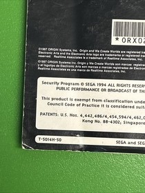 SEGA SATURN CRUSADER NO REMORSE - DISC & MANUAL - TESTED + WARRANTY