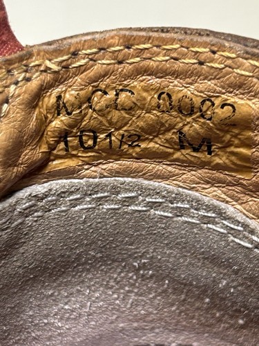 Twisted X Braun Leder Kuh Hund Western Cowboystiefel Herren Slipper Schuhe 10,5 M - Bild 11 von 15