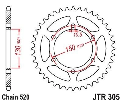 Bolsillo trasero de acero JT - JTR305.46 Yamaha FZ6 RYL (FZ6R) 2009 Foto 2 de 2