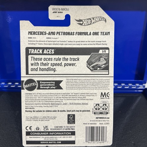 Mercedes AMG Petronas F1 Team Hot Wheels Case J 2025 #59/250 - 第 8/8 張圖片