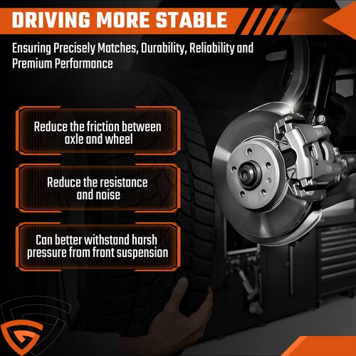 Conjunto de nudillos de buje de cojinete de rueda delantera para Toyota Corolla 14-18 1,8 L 698-476 - Imagen 4 de 13