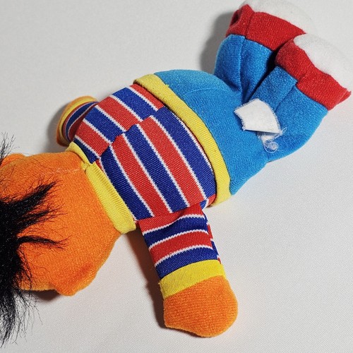 Vintage Sesame Street Ernie 1984 Plush Toy Playskool 20cm Collectible - Picture 16 of 18