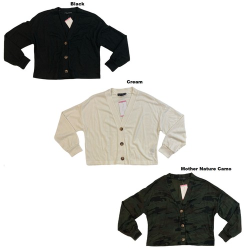 Social Standard by Sanctuary Women's Long Sleeve Button Up Daytripper Cardigan - Picture 1 of 6
