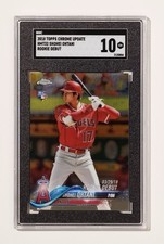 2018 Topps Chrome Update - Shohei Ohtani #HMT32 Rookie Debut RC SGC 10