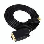  DisplayPort to VGA Adapter Converter Cable to VGA Audio Video Cord Wire Line