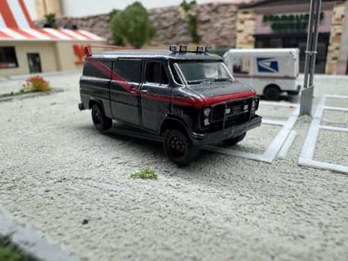 HO 1:87 A-Team Van / Custom Made - Picture 2 of 5