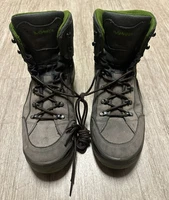Lowa Renegade Gore-Tex GTX Mid Waterproof Olive Hiking Boots Mens 14 Vibram Sole