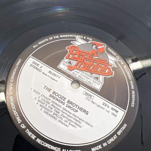 THE BOOZE BROTHERS BREWERS DROOP 1989 LP FEATURING MARK KNOPFLER DAVE EDMUNDS C - 第 4/6 張圖片