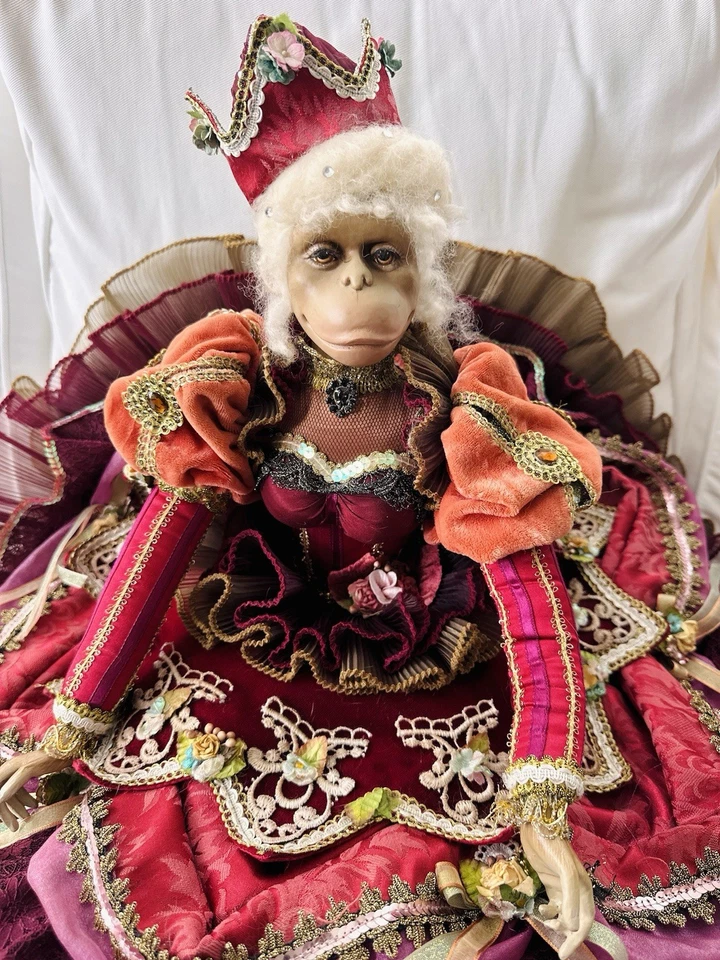 Katherine's Collection Wayne Kleski Court Monkey Lady Katherine RARO Foto 3 de 4