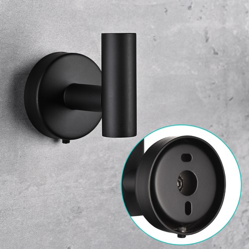 Set ferramenta bagno 5 pezzi gancio porta asciugamani acciaio inox porta carta igienica - Foto 3 di 10