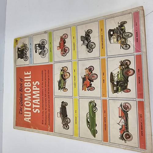 THE GOLDEN PLAY BOOK OF AUTOMOBILE STAMPS 1952 Some Used - Picture 3 of 20