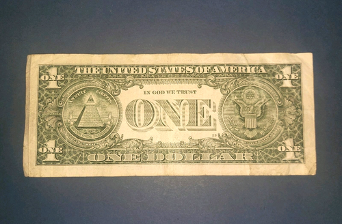 ONE $ dollar Fancy premium note S/N D 16063968 series 2003 - Picture 4 of 4