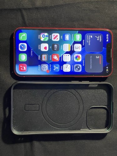 Apple iPhone 13 Mini Red, 128GB, Unlocked, 79% Battery, PERFECT - Picture 10 of 12