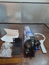 Sediment Water Filtration System 2.5x10 Clear Housing 3/4" Ports 10 Micron Filte