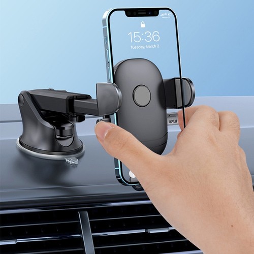 Support Téléphone Voiture Angle Réglable Assistance Conduite Angles de Vision - Photo 6 sur 7