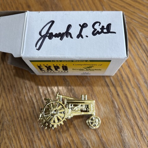 JOHN DEERE 1/64 SCALE ON STEEL* 2006 TAMPA EXPO* RARE GOLD * SIGNED JOSEPH ERTL - Picture 3 of 3