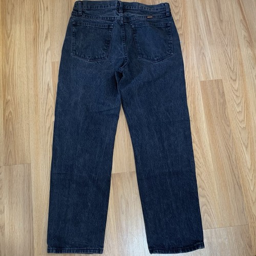33x30 - Wrangler Rustler Straight Leg Stone Washed Jeans (Black)    - Picture 2 of 8