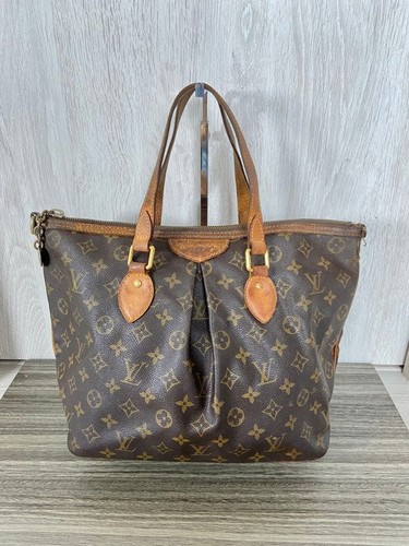Bolso de Hombro LOUIS VUITTON Monograma Palermo GM M40146 Cuero Marrón JAPÓN - Imagen 1 de 24