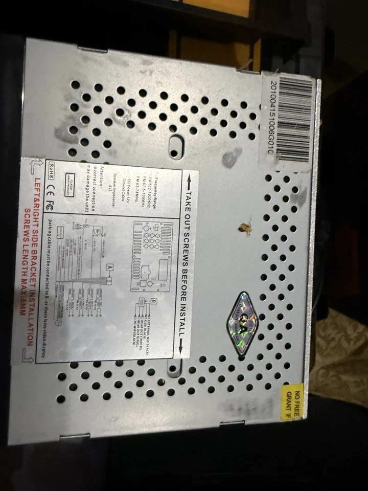 Power Acoustik Double DIN Car Stereo DVD, CD/MP3, FM/AM with Bluetooth - Image 2 of 2