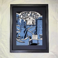 Roger Brown "Famous Artists" CUSTOM FRAMED Art