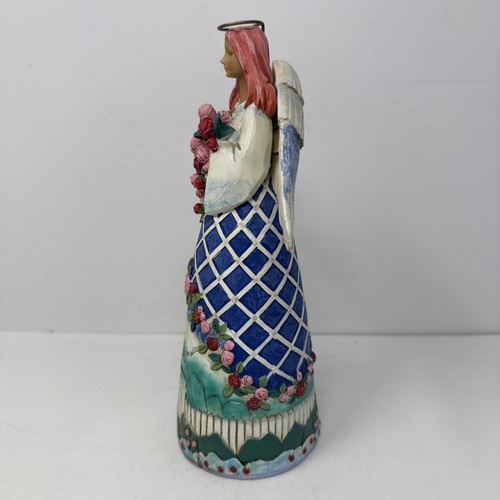 Jim Shore Heartwood 2003 Guardian of the Garden and Flowers 9” Angel Figurine - Picture 2 of 6