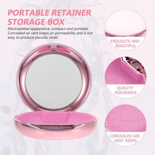 Estuche de baño para dentaduras postizas contenedor de almacenamiento de dentaduras retenedor estuche de limpieza - Imagen 11 de 12