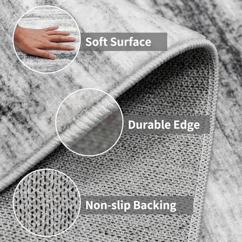2x3 Small Washable Area Rug: Non-Slip Indoor Door Mat for Entrance Doorway - Picture 6 of 7